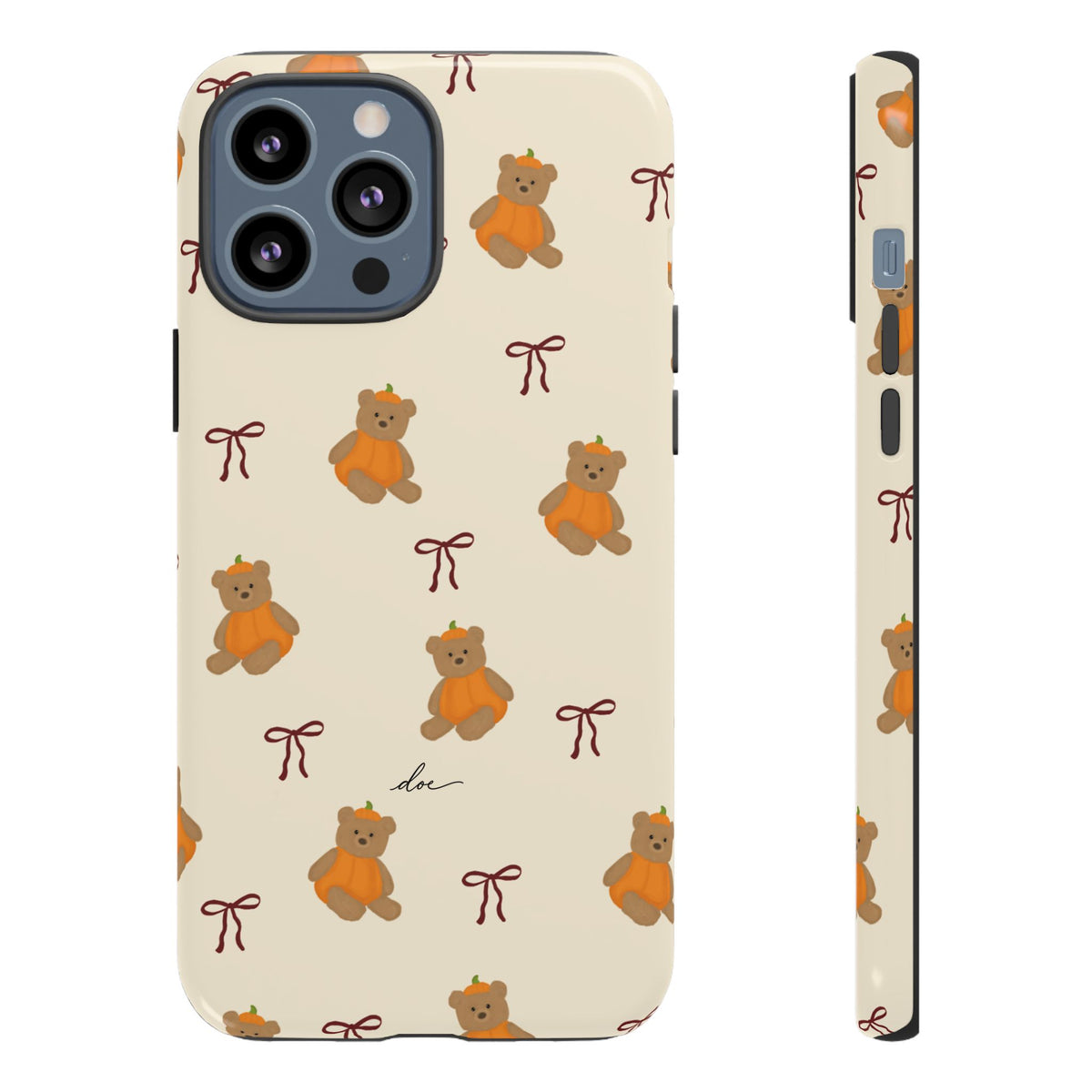 Pumpkin Bows iPhone Case
