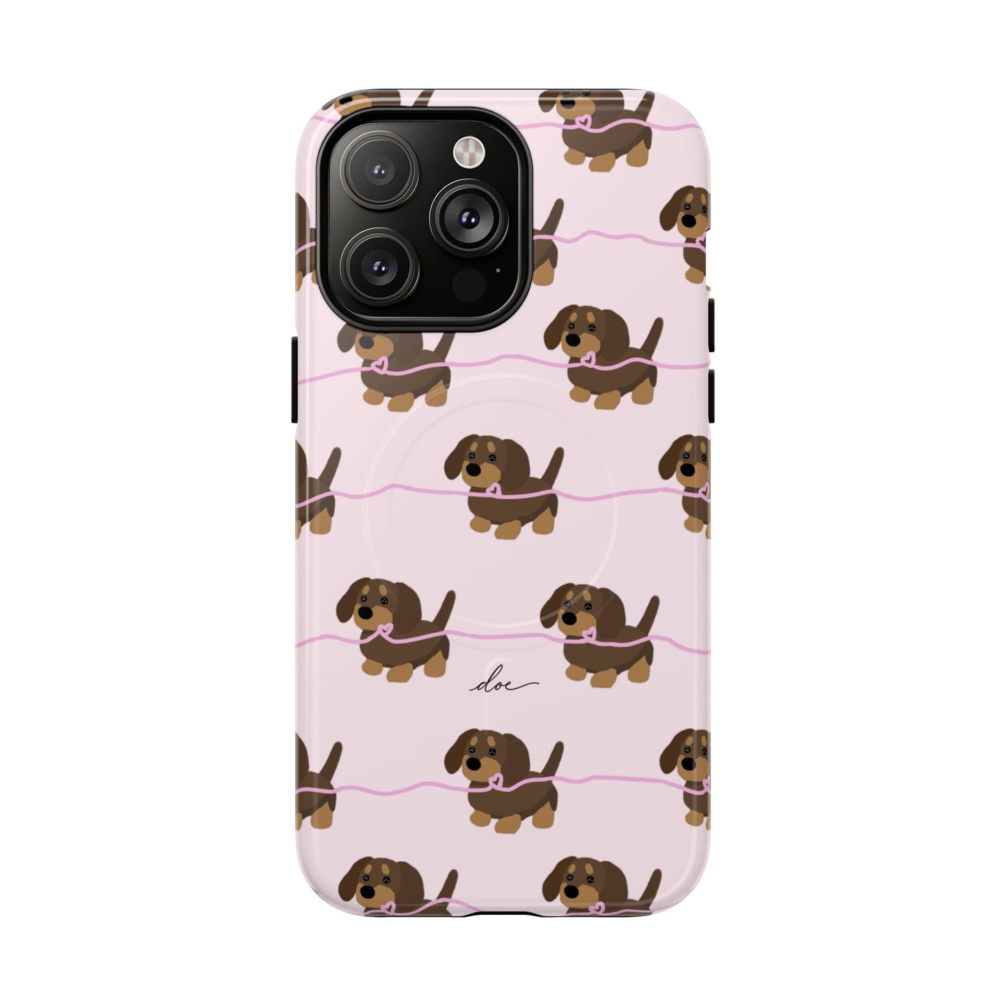 Pink Dachshunds Magsafe Case