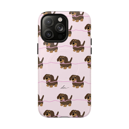 Pink Dachshunds Magsafe Case