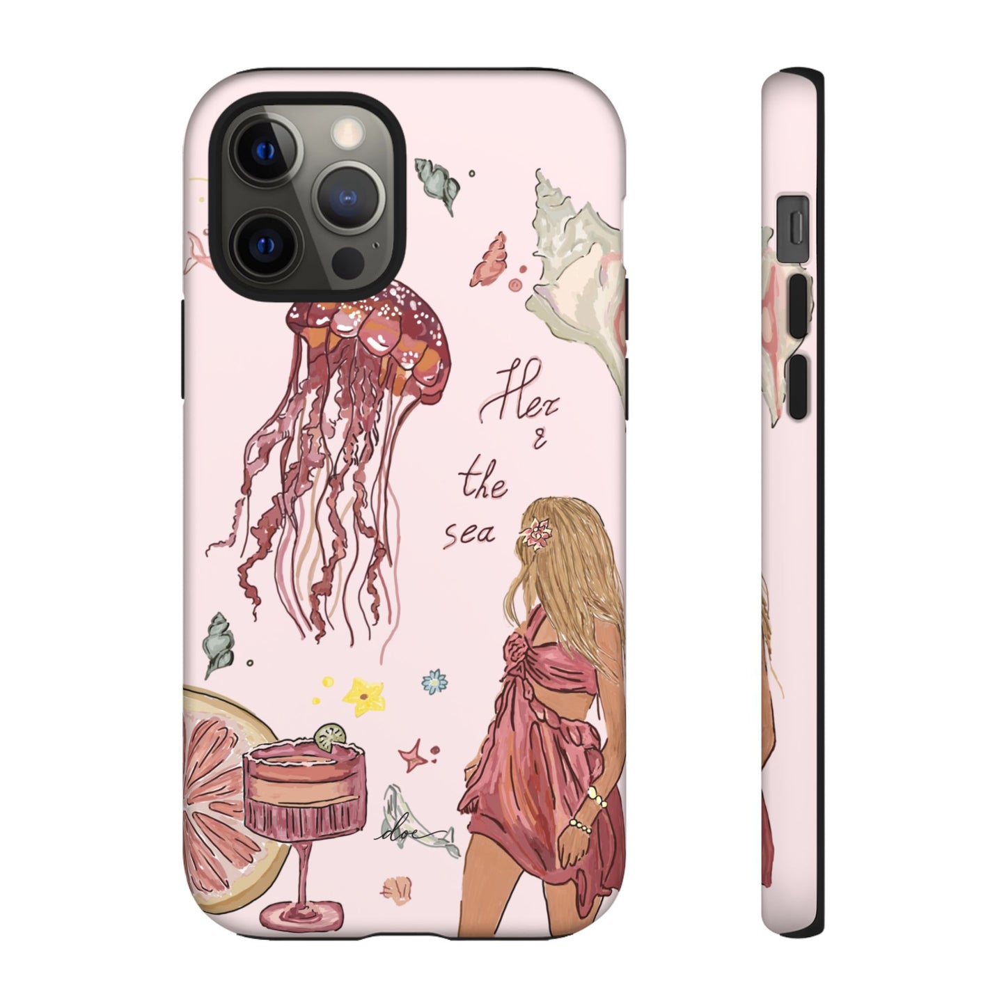 Her & The Sea iPhone Case