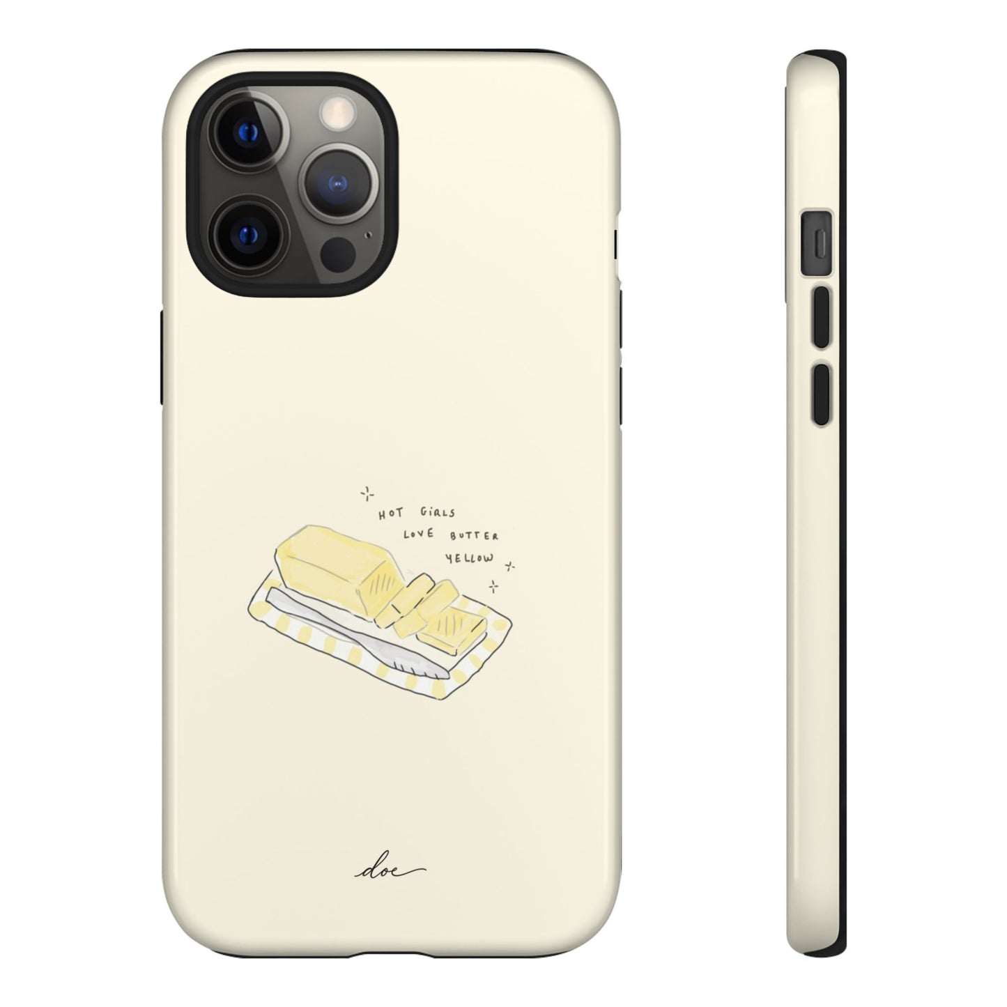Butter Yellow iPhone Case