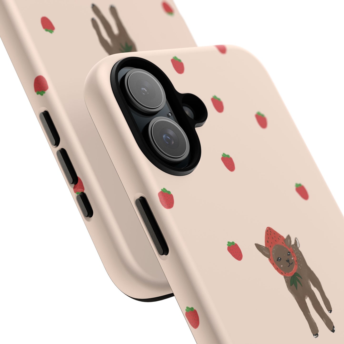 Strawberry Fawn iPhone Case