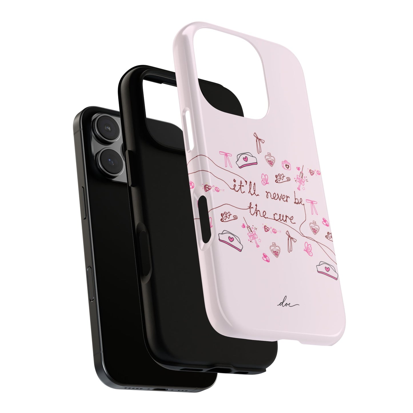 Never The Cure iPhone Case