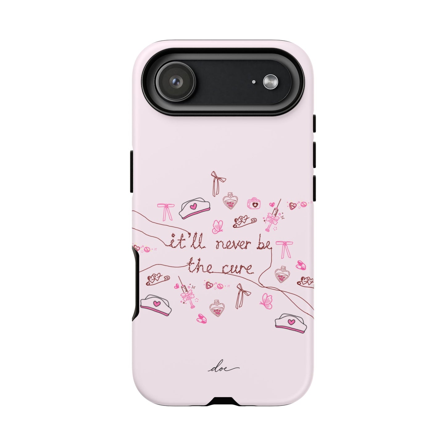 Never The Cure iPhone Case