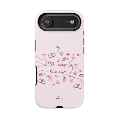 Never The Cure iPhone Case