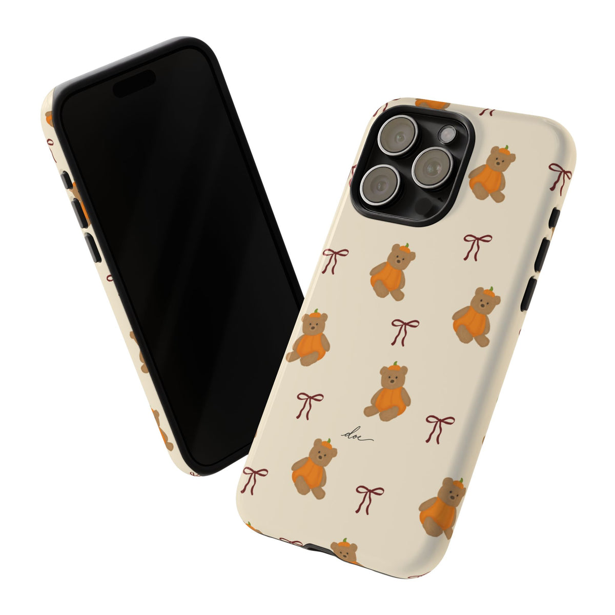 Pumpkin Bows iPhone Case