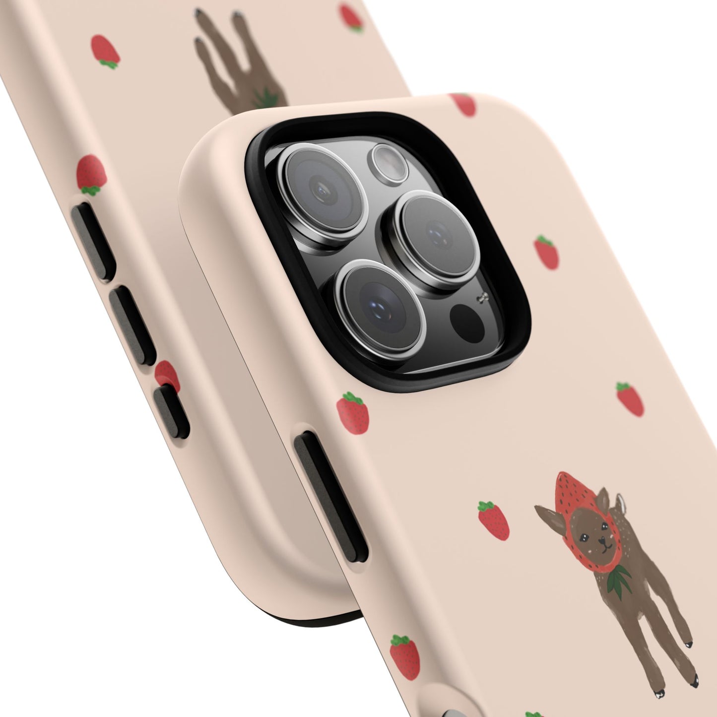 Strawberry Fawn iPhone Case