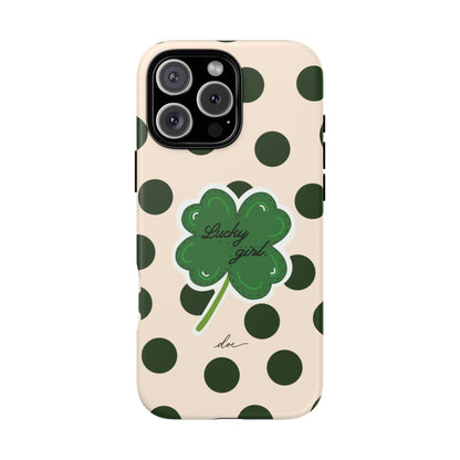 Lucky Girl iPhone Case