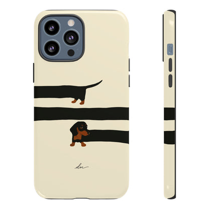 Stretchy The Dachshund iPhone Case