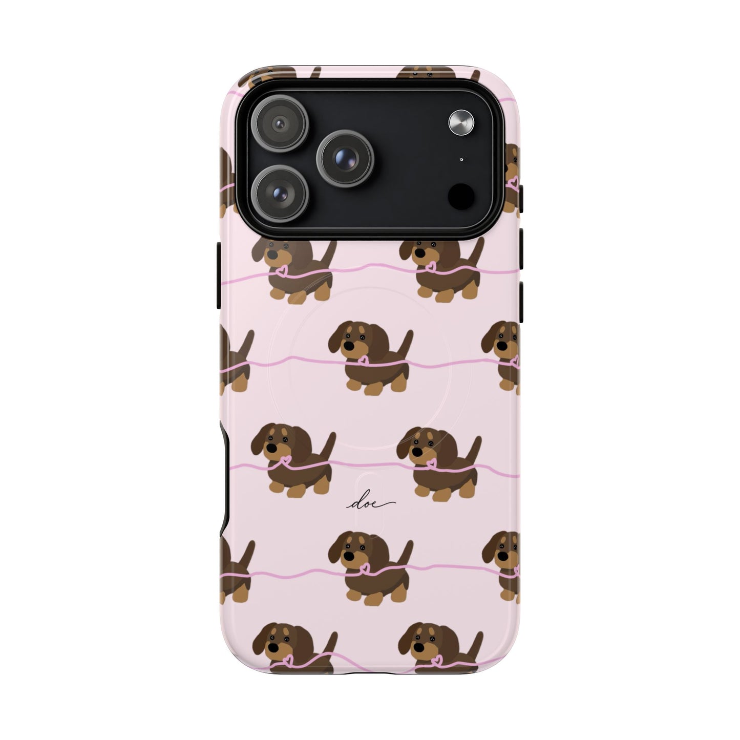 Pink Dachshunds Magsafe Case