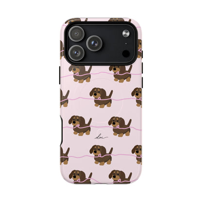 Pink Dachshunds Magsafe Case