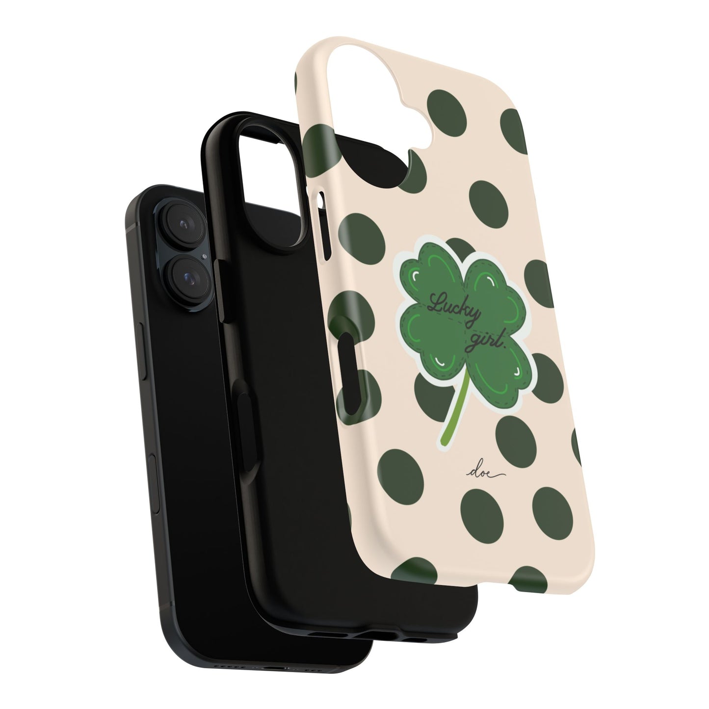 Lucky Girl iPhone Case