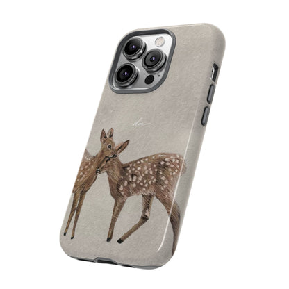 Deer Duo iPhone Case