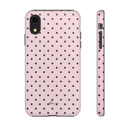 Pink Polka Dot iPhone Case
