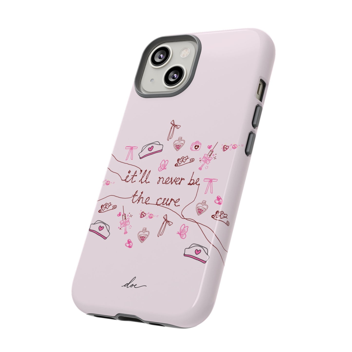 Never The Cure iPhone Case