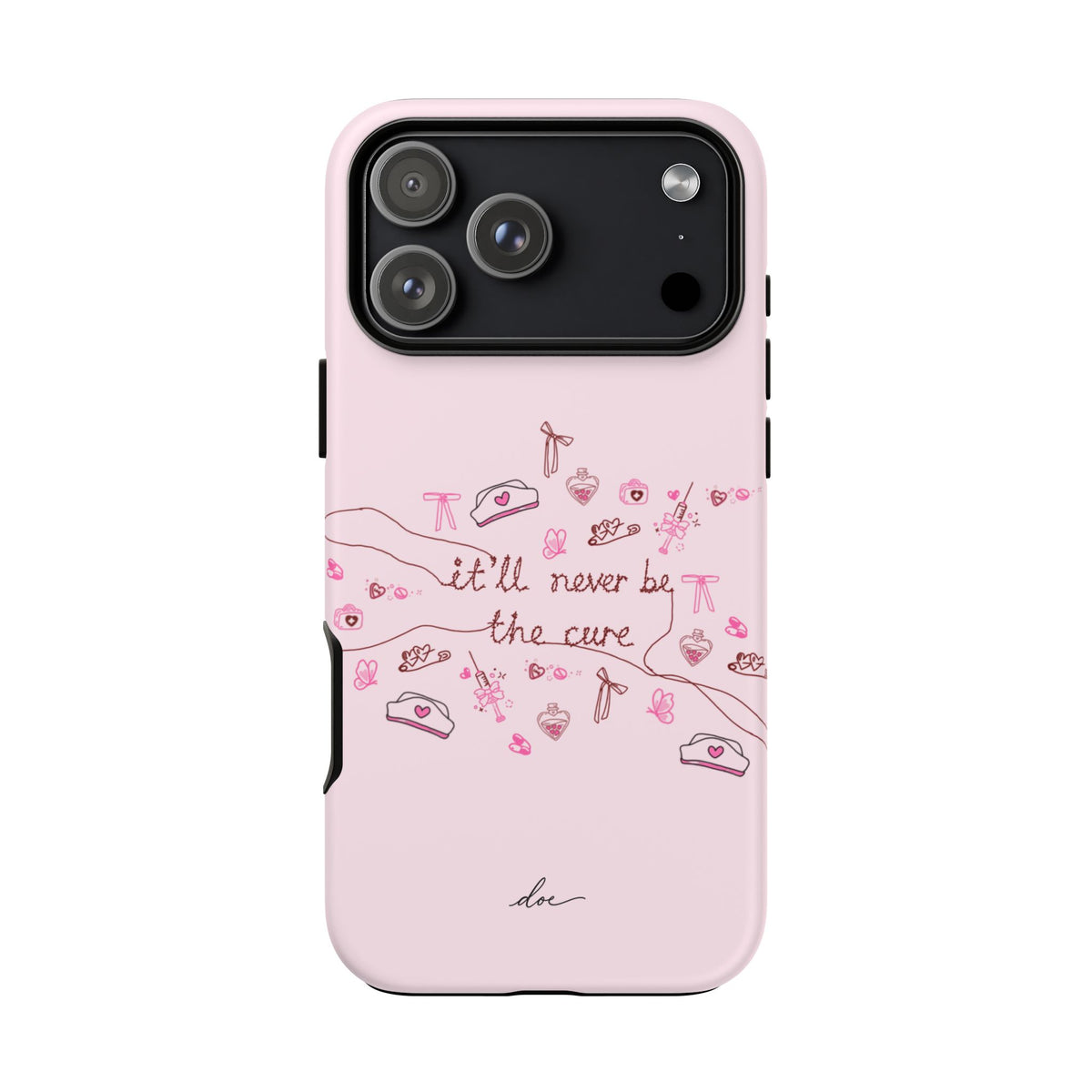 Never The Cure iPhone Case