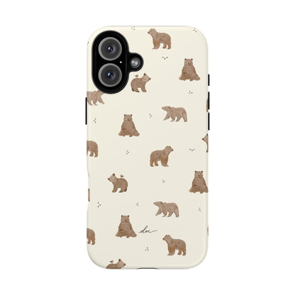 Brown Bears iPhone Case
