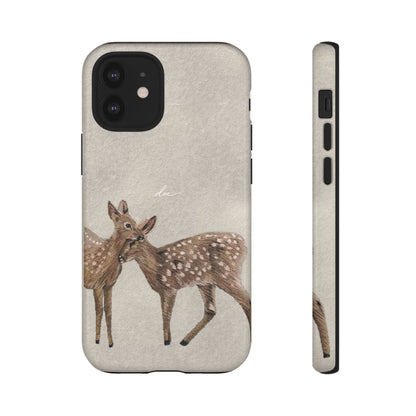 Deer Duo iPhone Case