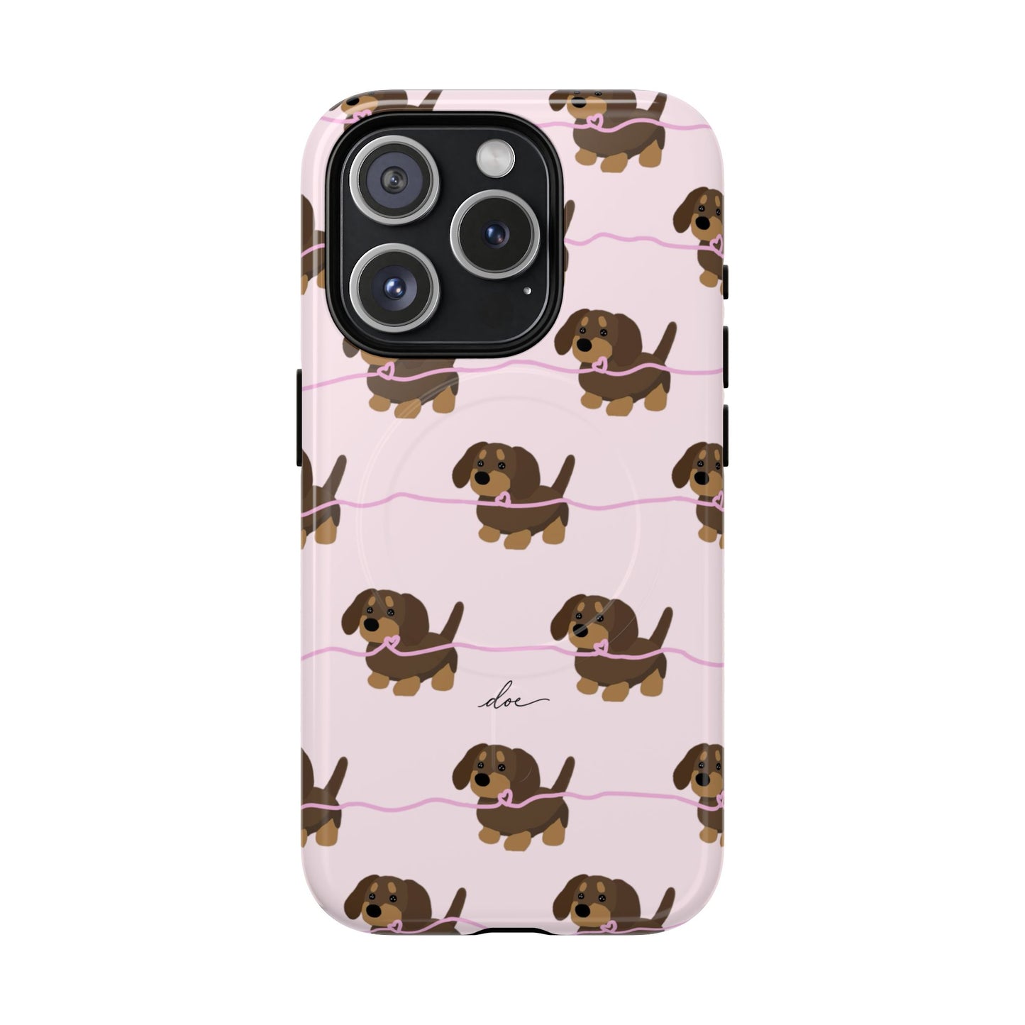 Pink Dachshunds Magsafe Case