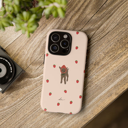Strawberry Fawn iPhone Case