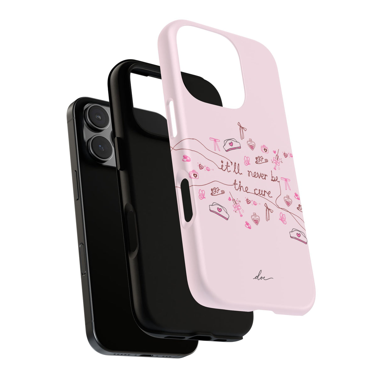 Never The Cure iPhone Case