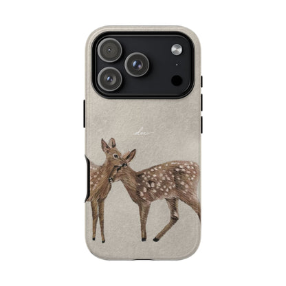 Deer Duo iPhone Case
