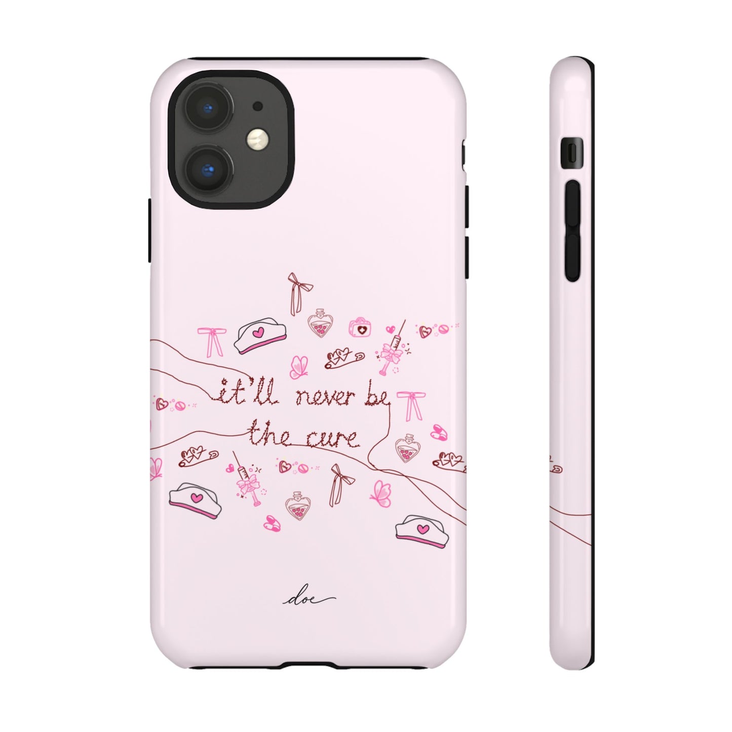 Never The Cure iPhone Case
