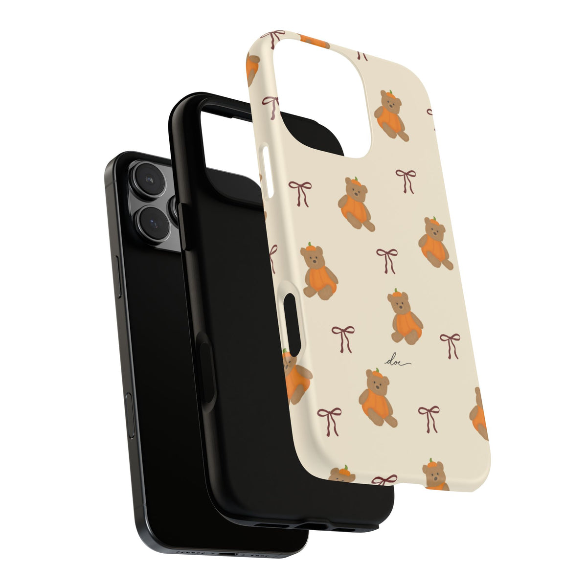 Pumpkin Bows iPhone Case