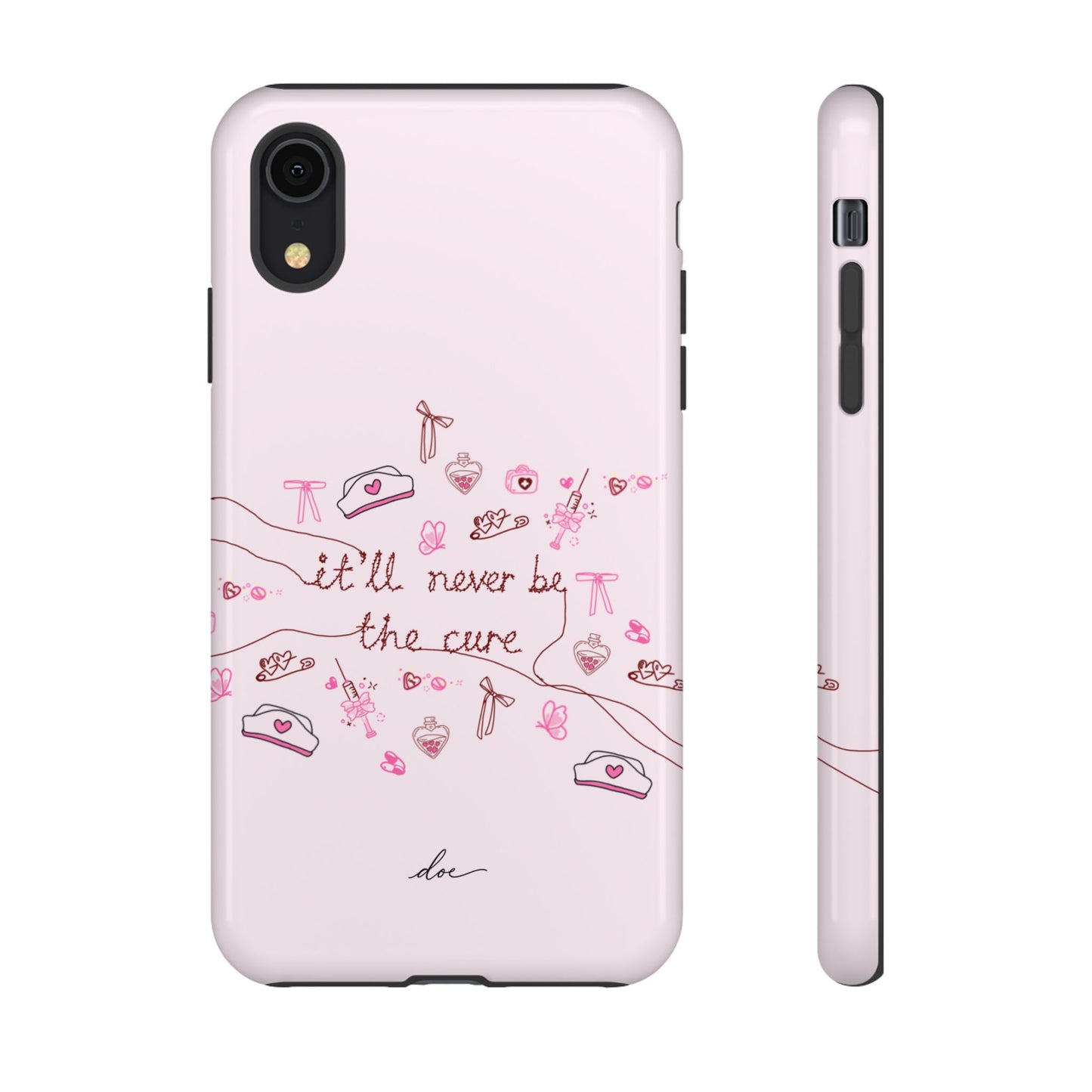 Never The Cure iPhone Case