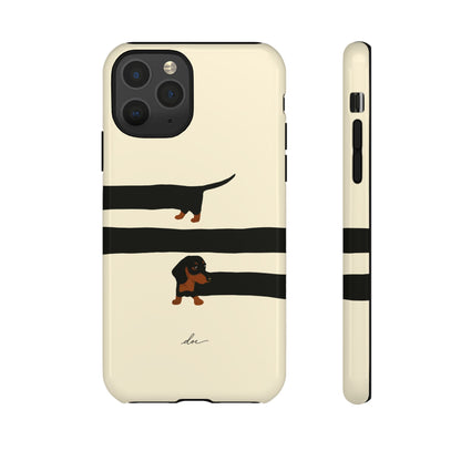 Stretchy The Dachshund iPhone Case