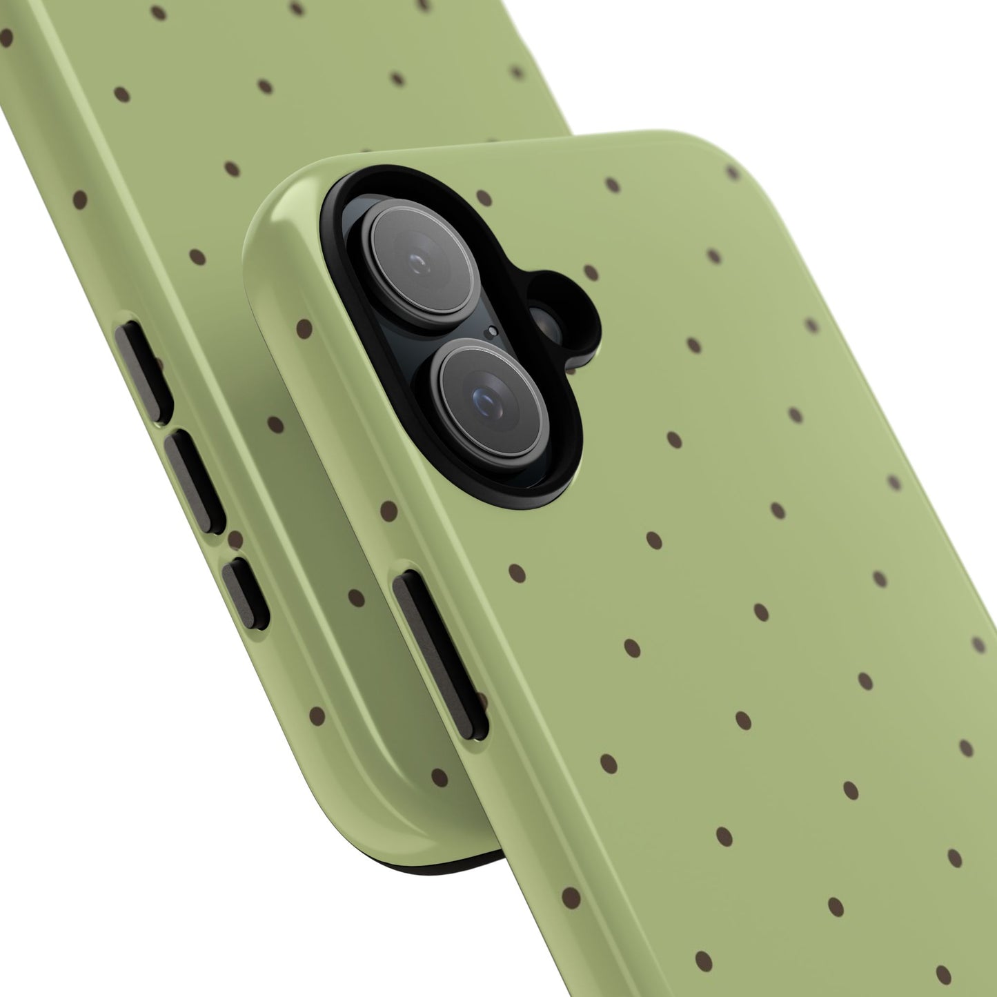 Polka Greens iPhone Case