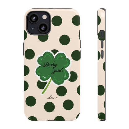 Lucky Girl iPhone Case