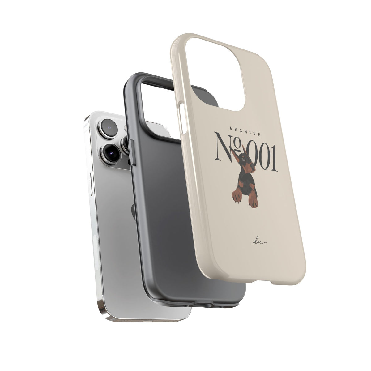 Doberman 001 iPhone Case