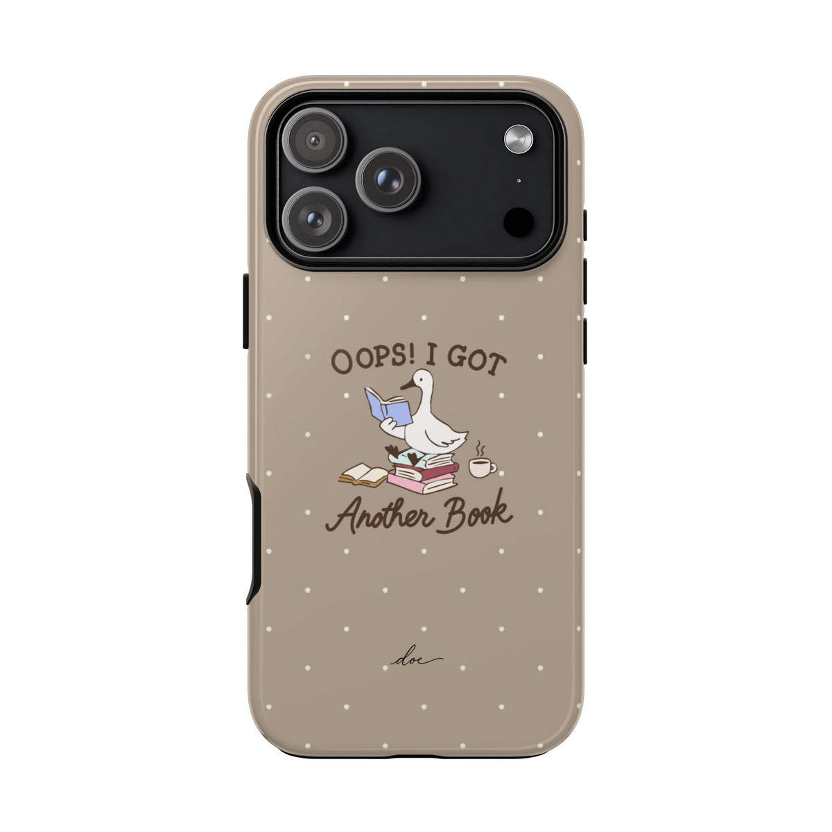 Oops Another Book! iPhone Case