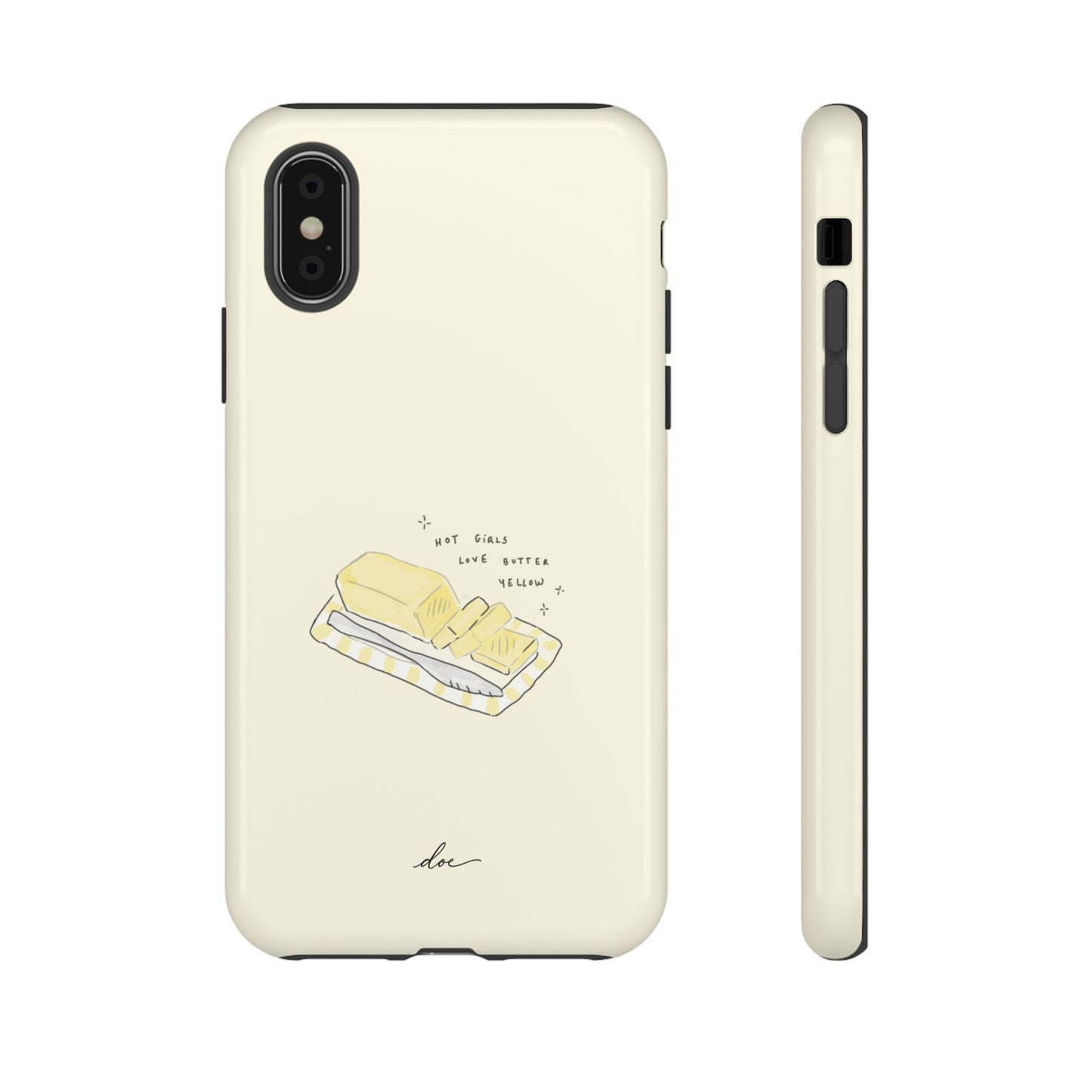 Butter Yellow iPhone Case
